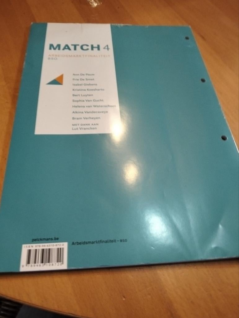 Match 4 Maatschappelijke vorming - Nederlands Leerwerkboek (, Boeken, Ophalen, Nederlands