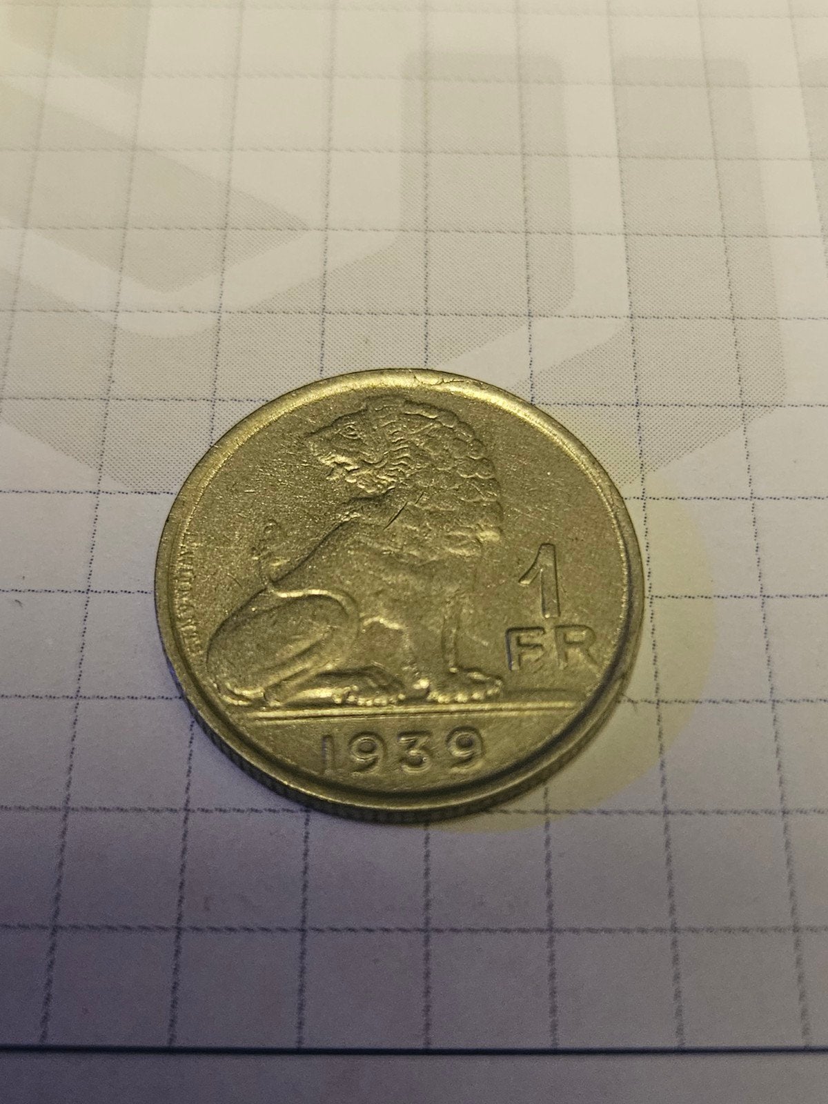 1 Belgische franken 1939, Ophalen