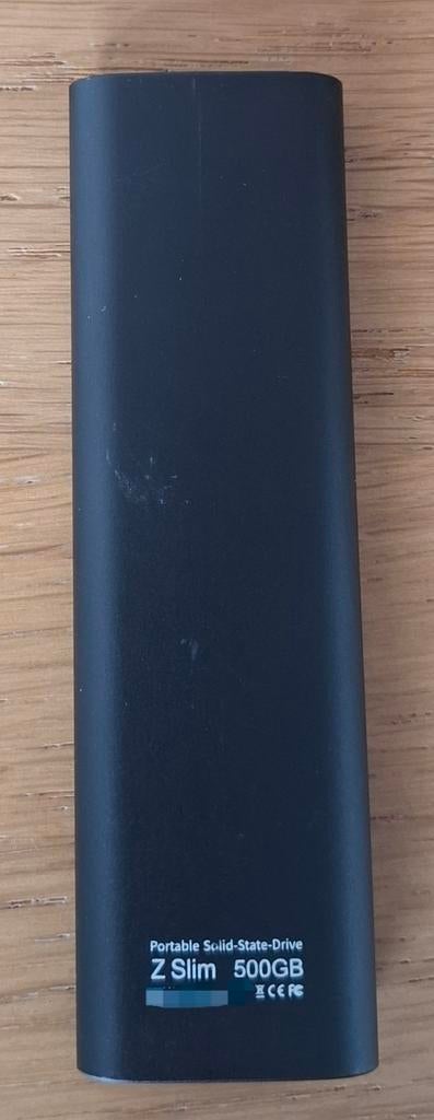 Netac Zslim 500 GB (250 GB - 1 TB), Computers en Software, SSD, Ophalen of Verzenden, Zo goed als nieuw, USB