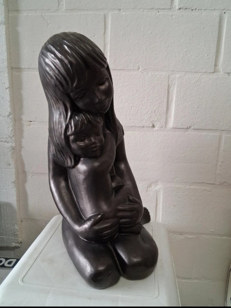 Moeder met kind, Ophalen, Zwart, Zo goed als nieuw, Modern
