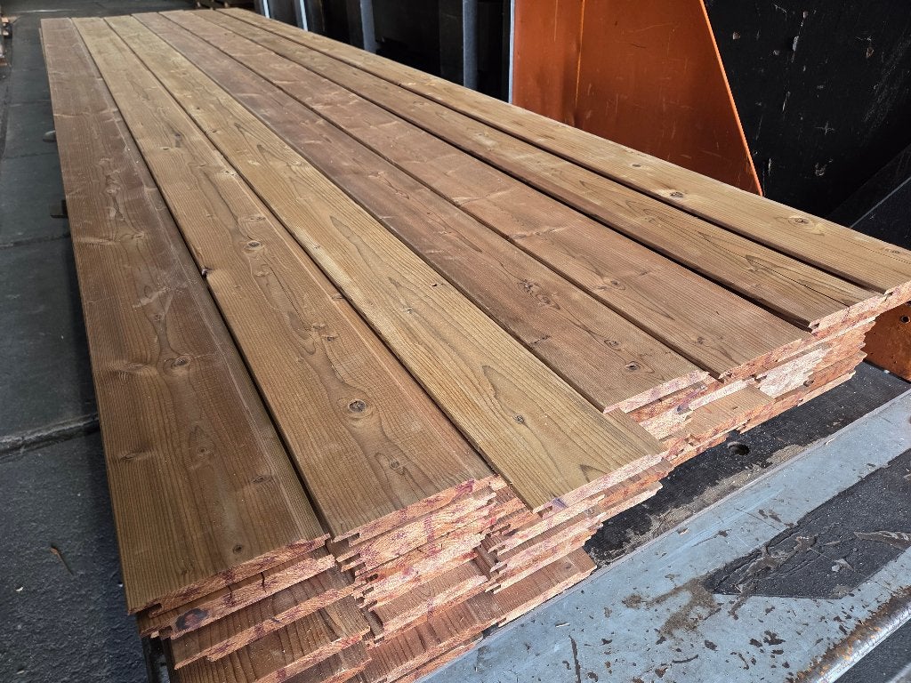 Bardage en épicéa thermo-thermique de qualité lot B 41,50 m², Enlèvement ou Envoi, 250 cm ou plus, Planches