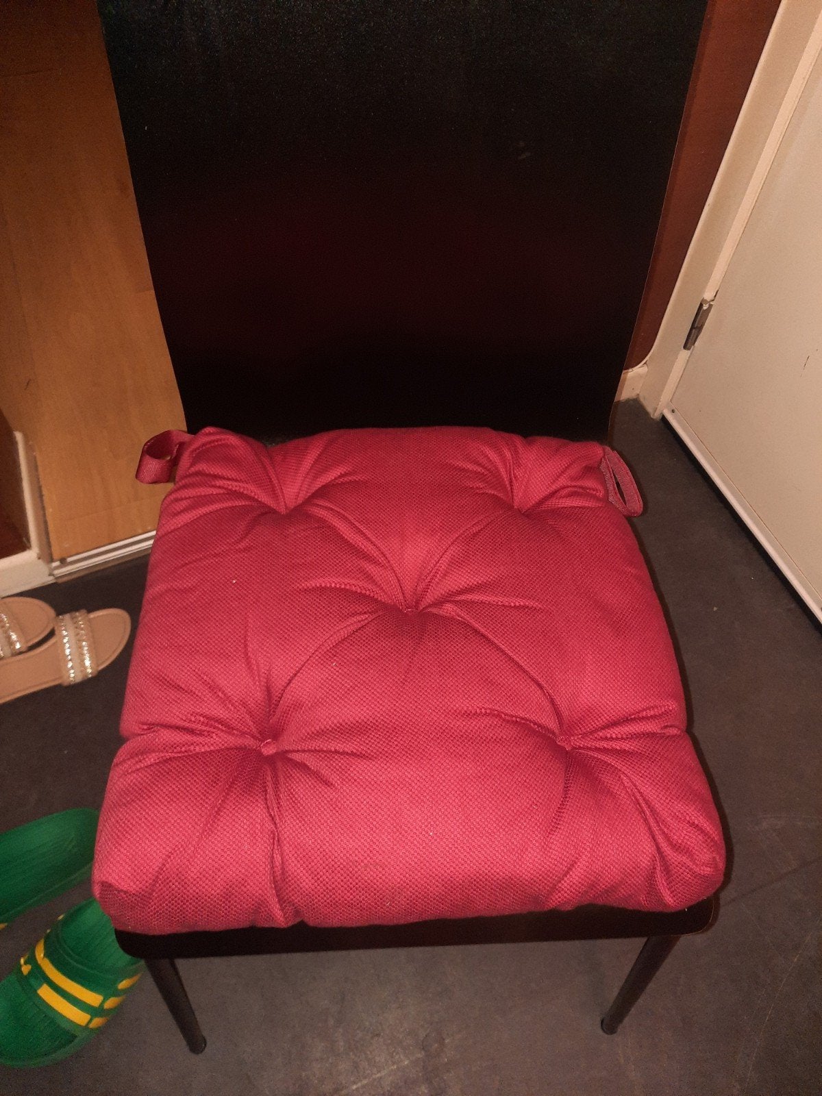 8 Coussins pour chaises(ikea)4€/piece, Comme neuf, Rouge, Autres types