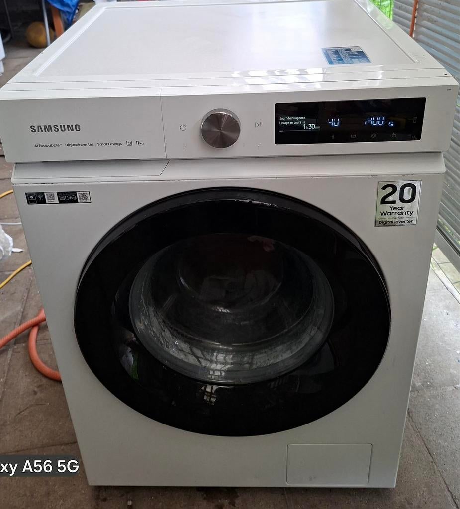 Machine à laver Samsung 11 kg, 1200 à 1600 tours, 85 à 90 cm, Reconditionné, Chargeur frontal