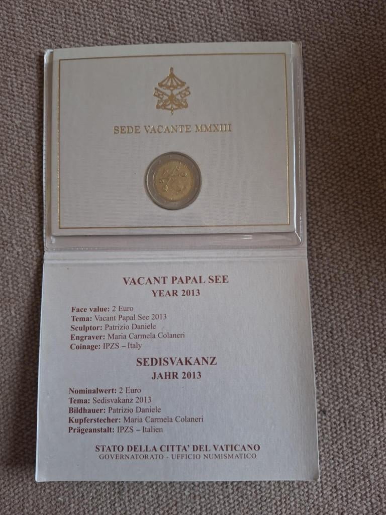 2 EUROS  VATICAN, Postzegels en Munten, Ophalen of Verzenden, Vaticaanstad, 2 euro
