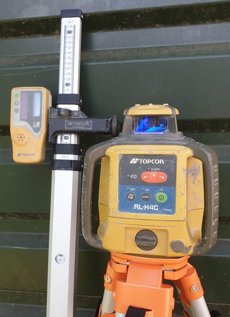 Bouwlaser Topcon RL-H4C, Doe-het-zelf en Bouw, Meetapparatuur, Ophalen, Gebruikt, Overige meters