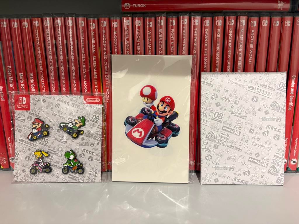 Mario Kart 8 Deluxe Goodies (Pins, Stickers en Kaarten), Ophalen of Verzenden, Nieuw