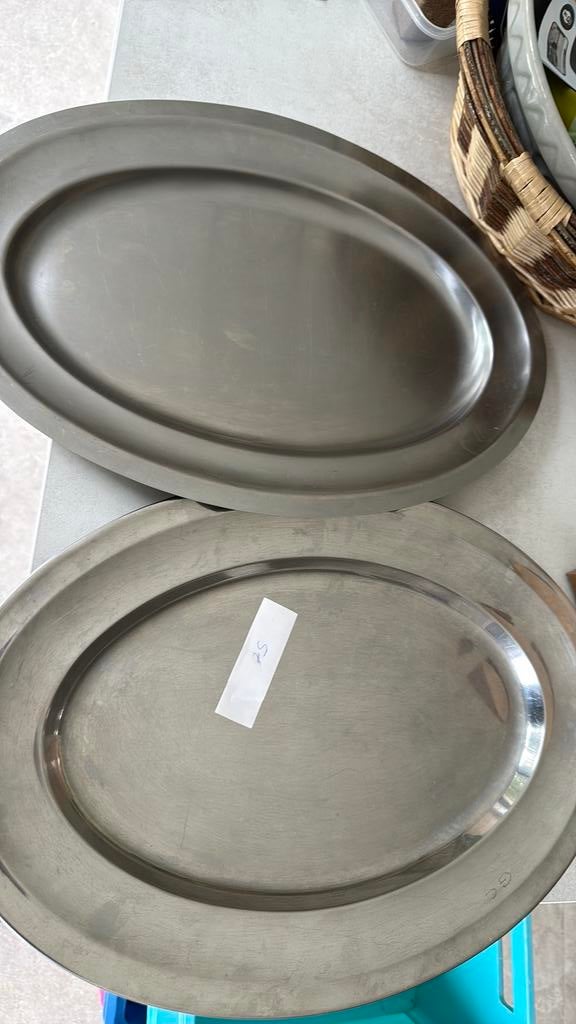 Plat en fer, Enlèvement, Comme neuf, Autres matériaux, Balance ou Balances