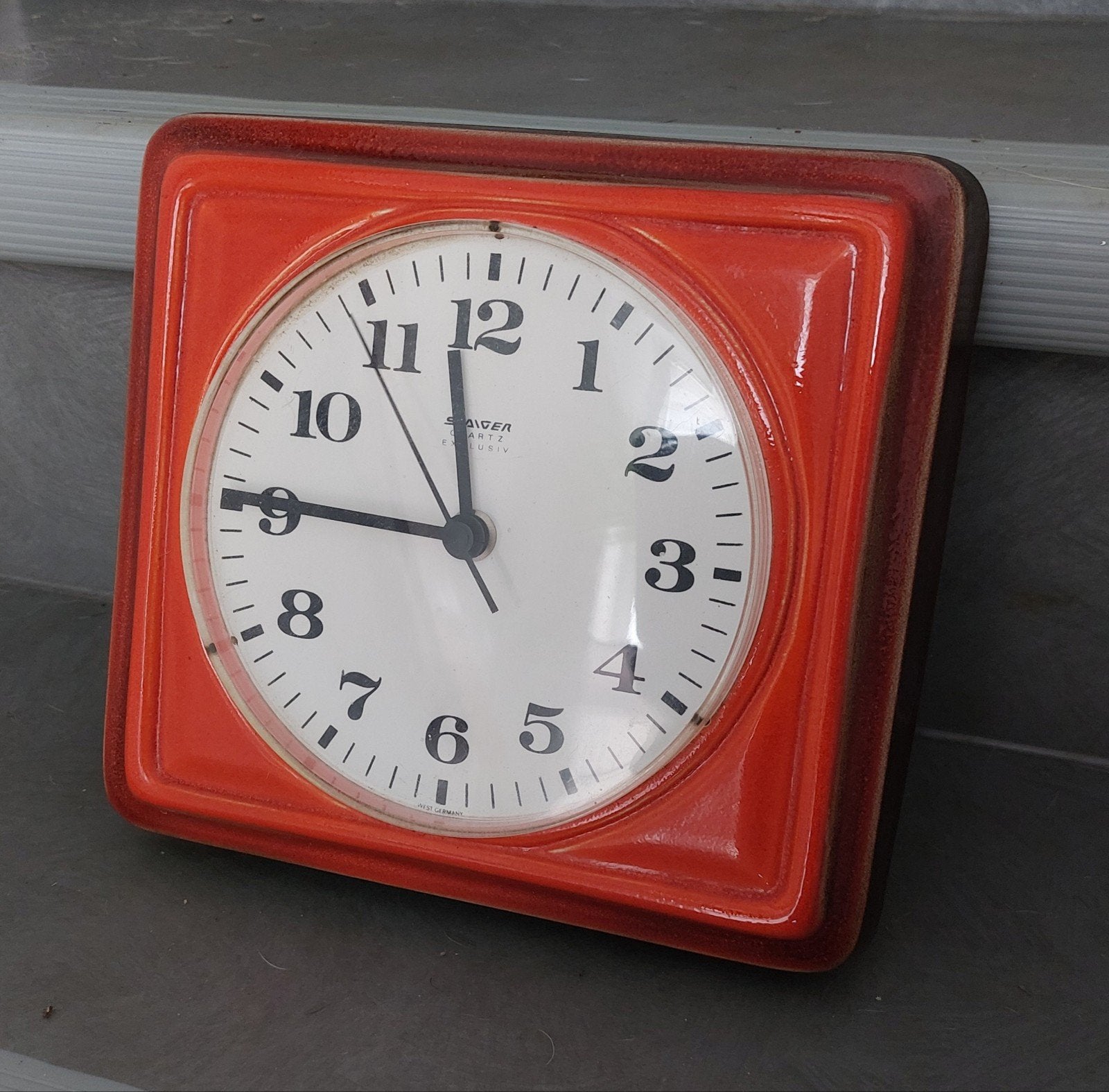 Staiger keramische keukenklok, Antiek en Kunst, Ophalen of Verzenden