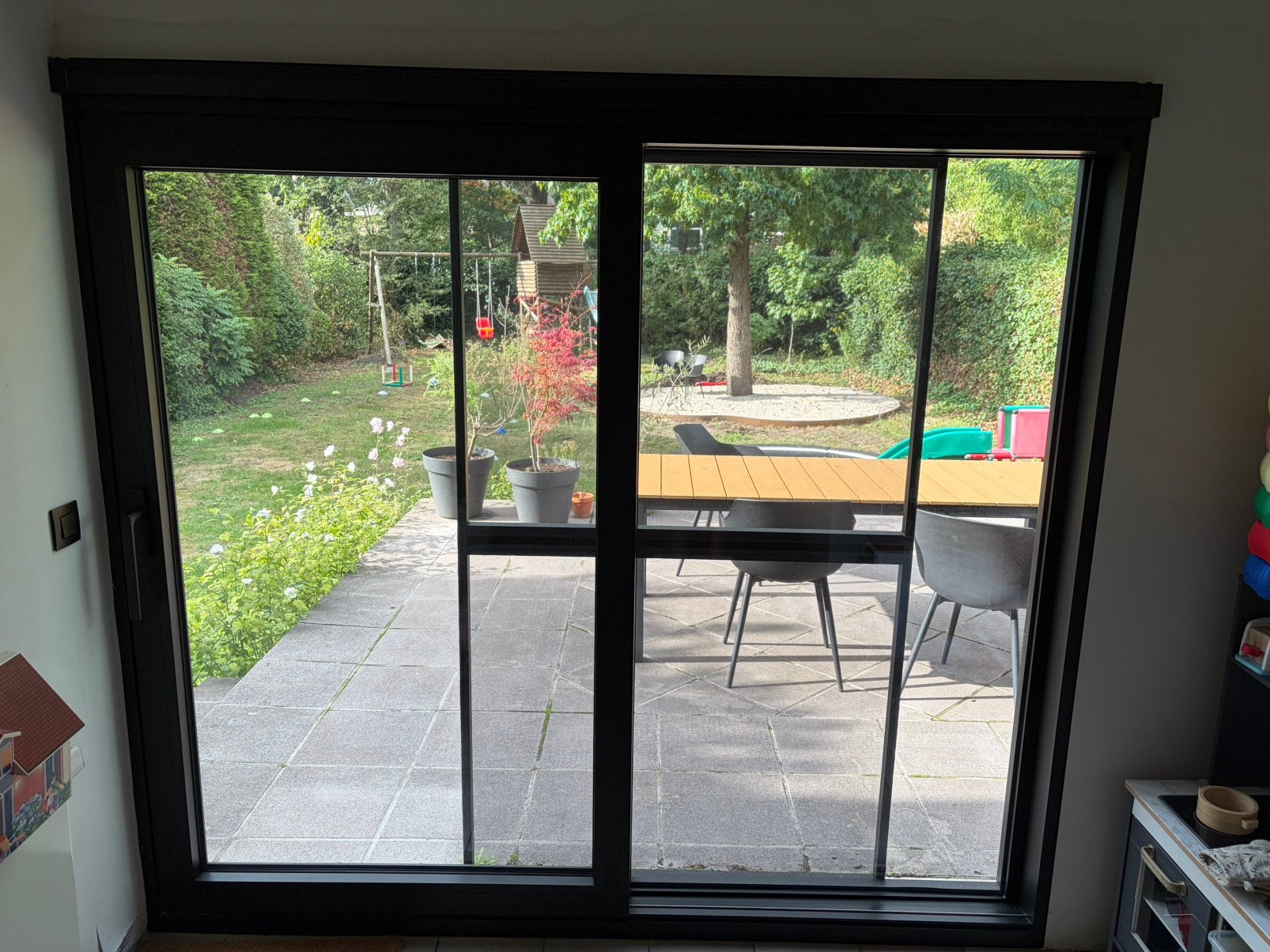 Schuifraam Masterpatio zwart, Doe-het-zelf en Bouw, Ophalen, Zo goed als nieuw
