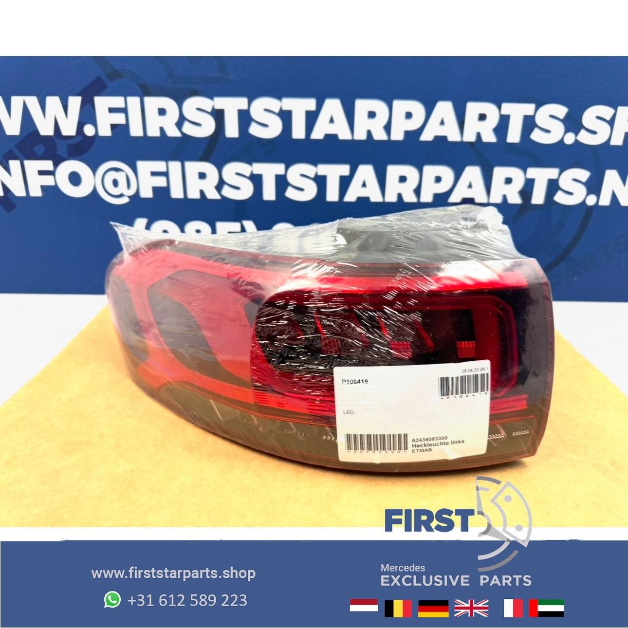 W243 X243 EQB Klasse LED ACHTERLICHT LINKS A2439063300 ORIGI