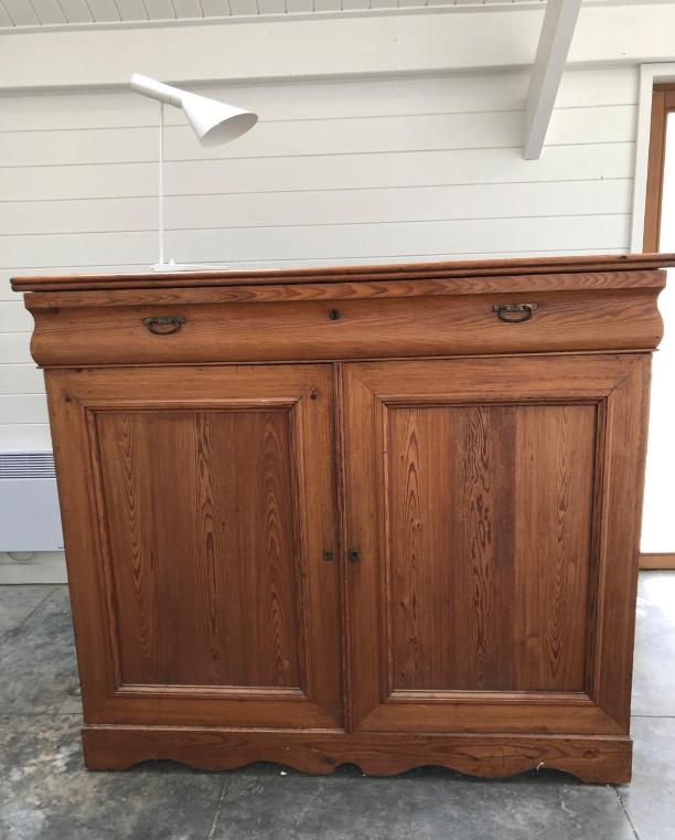 Antieke ladekast, Huis en Inrichting, Kasten | Ladekasten, Ophalen, Gebruikt, 1 of 2 laden, 100 tot 150 cm
