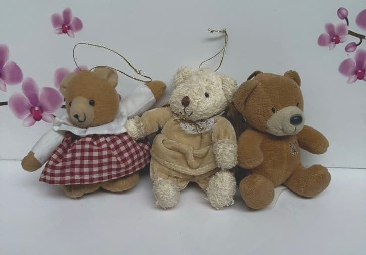 🧸 3 ours en peluche 🧸, Collections, Enlèvement ou Envoi, Comme neuf, Ours en tissus, Autres marques