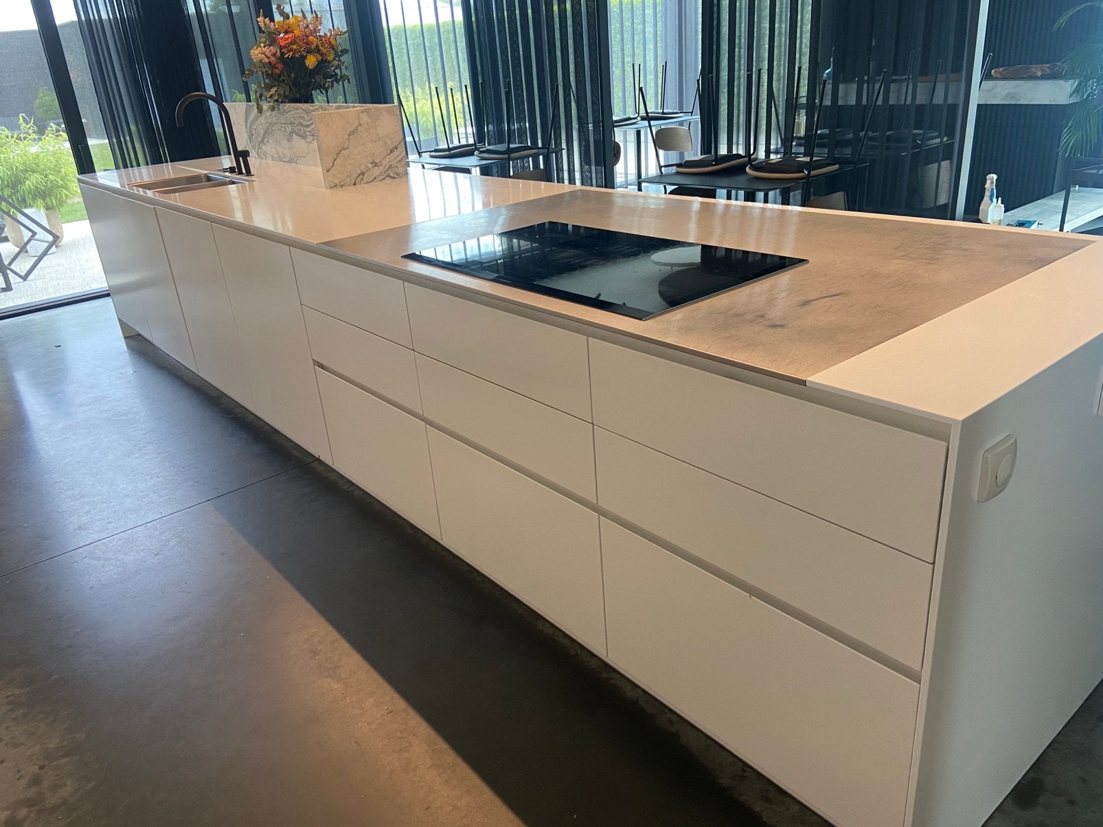 Keukeneiland, Huis en Inrichting, Ophalen, Gebruikt, Overige materialen, Wit