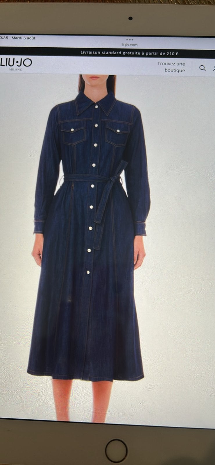 Liu Jo robe en jeans, Ophalen, Zo goed als nieuw