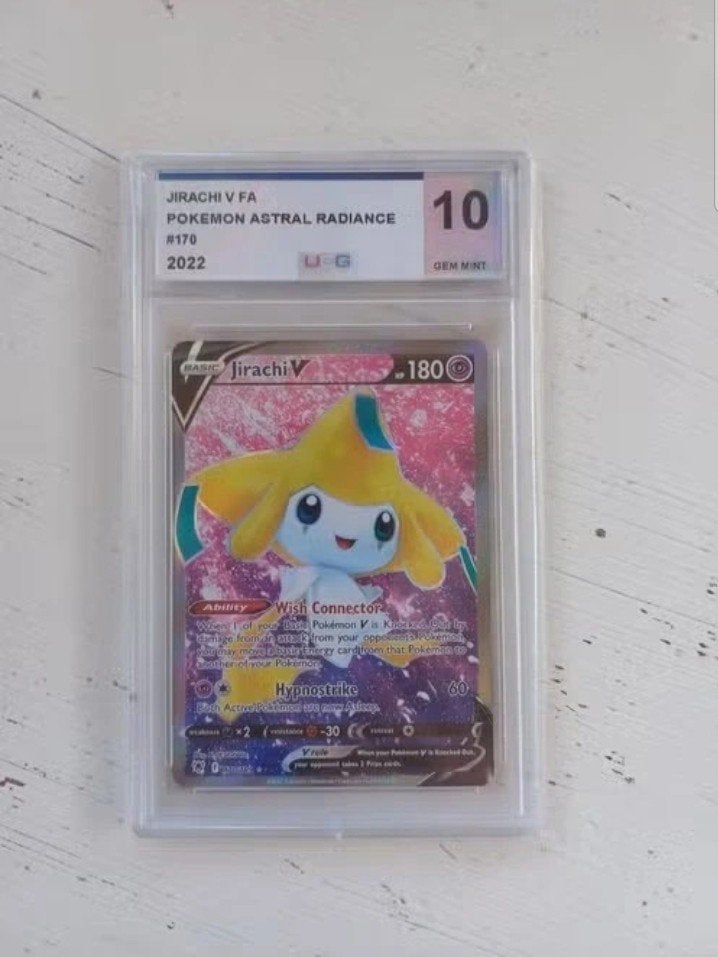 Pokémon Jirachi V 170/189 UCG 10 – Astral Radiance Full Art, Ophalen, Nieuw, Losse kaart, Foil