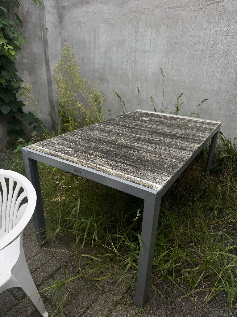 Tuintafel gratis, Tuin en Terras, Ophalen, Gebruikt, Rechthoekig, Hout
