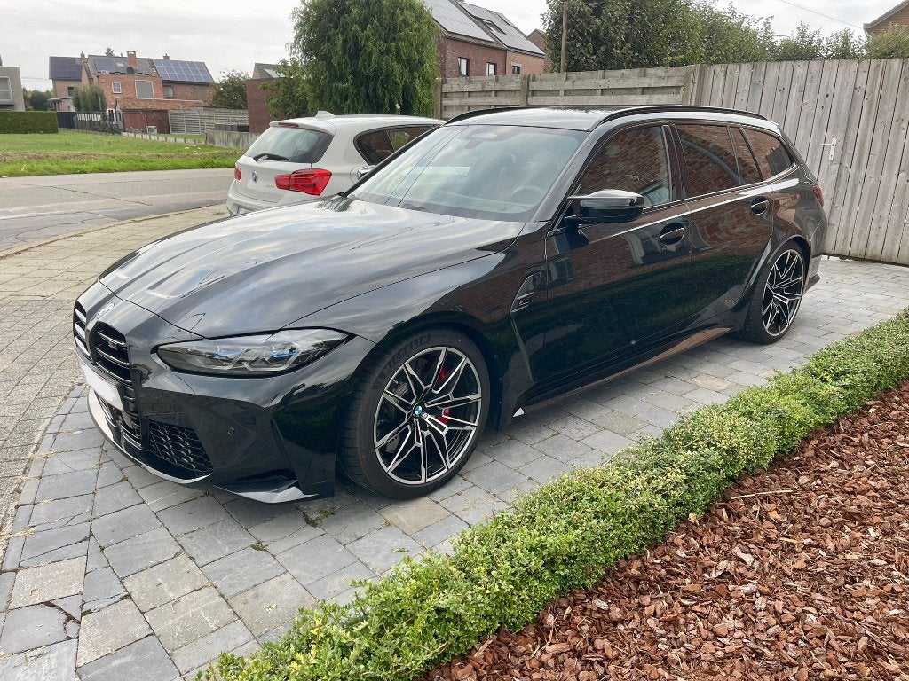 BMW m3 touring competition lichte vracht btw, Auto's, BMW, Automaat, Zwart, Zwart, Leder