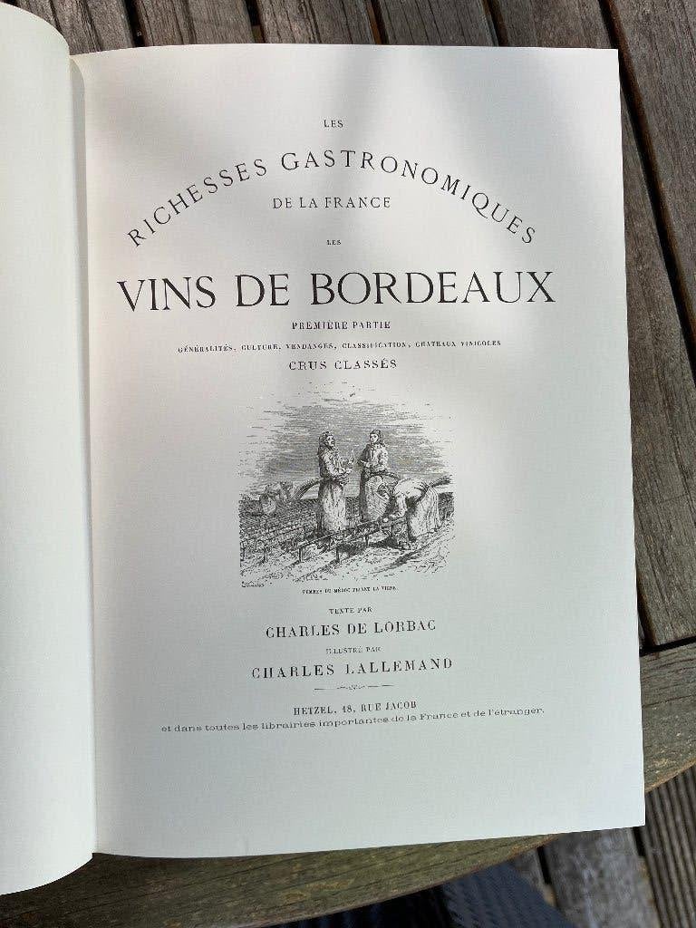 Livre "Les vins de Bordeaux" - Charles de Lorbac - Numéroté, Livres, Livres de cuisine, France, Comme neuf, Enlèvement ou Envoi