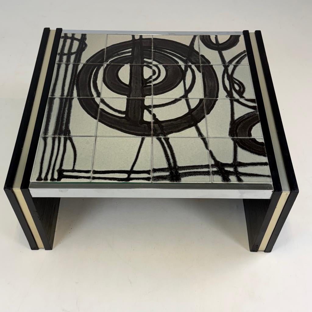 Mid-century modern keramische salontafel, Verzenden