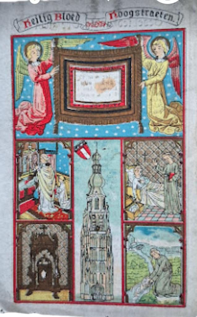 Carte de prière Hoogstraten, Enlèvement ou Envoi, Image pieuse