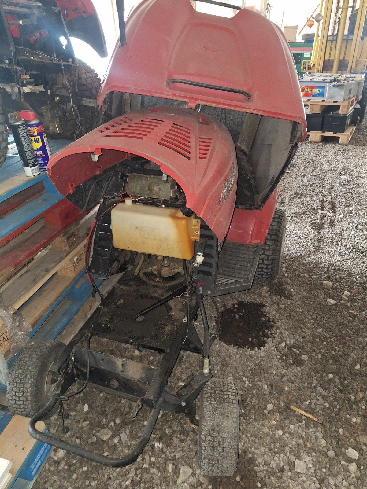 2 tracteurs de pelouse pour pièces, Enlèvement