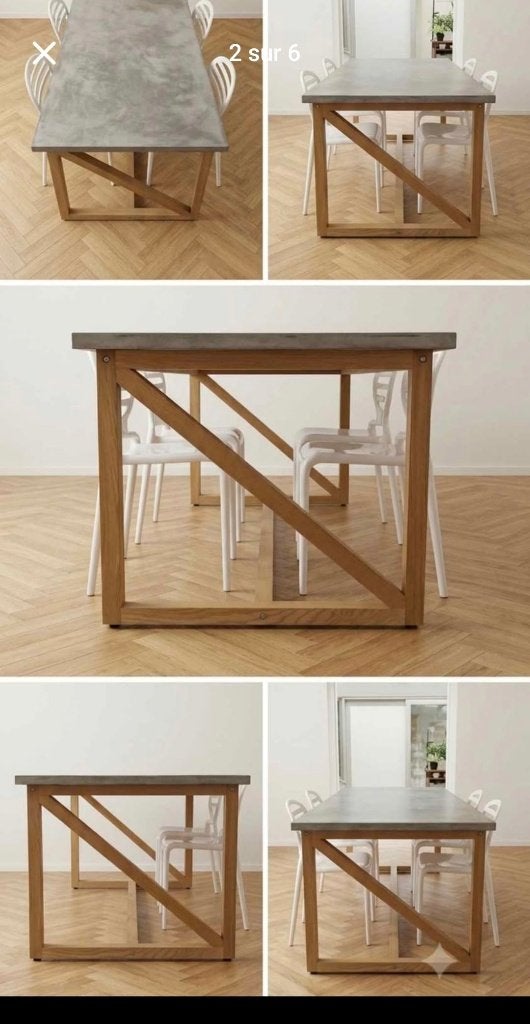 Table salle à manger, Maison & Meubles, 150 à 200 cm, Teck, Enlèvement, Utilisé