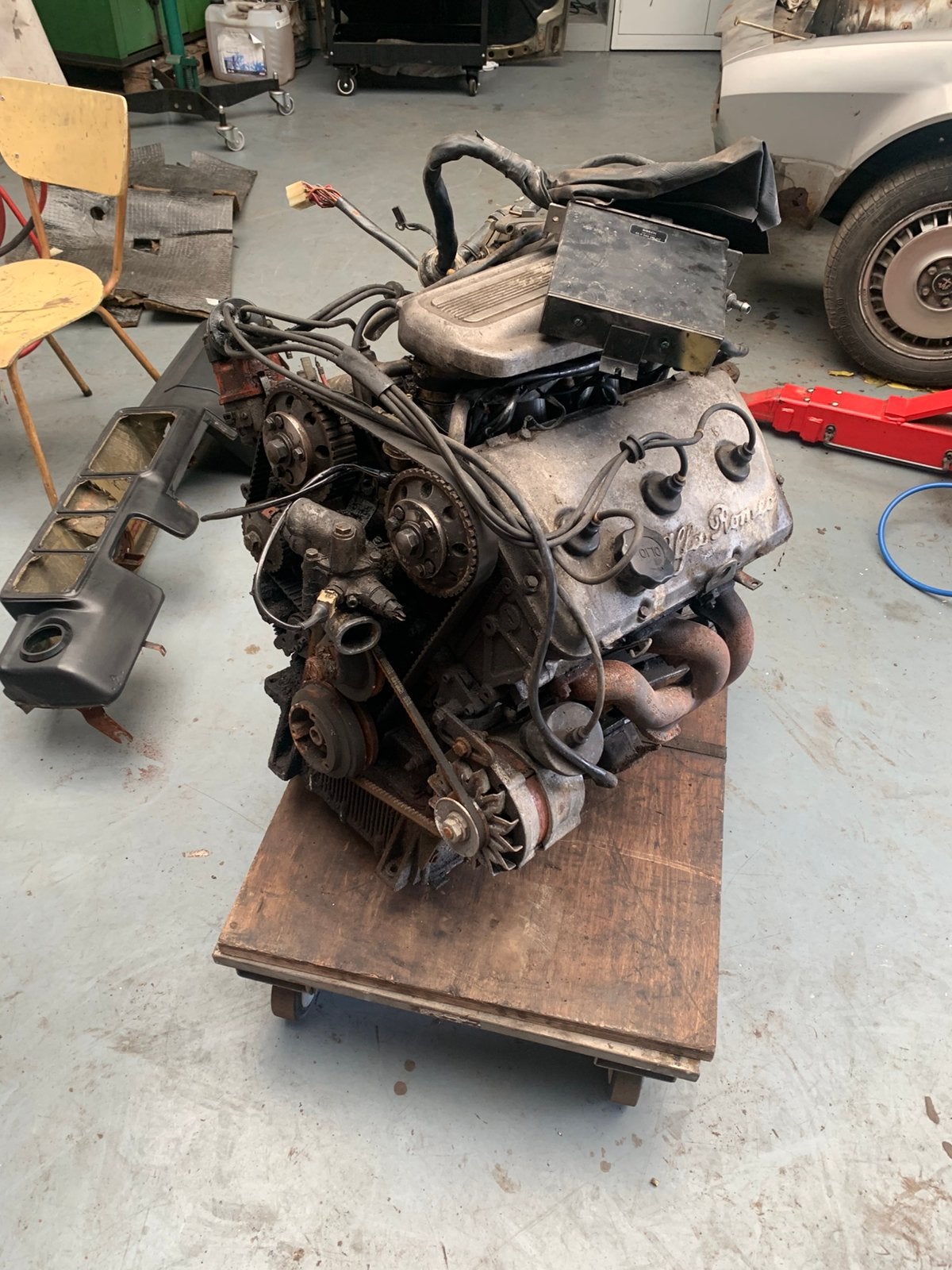 Alfa Romeo gtv6 motor, Ophalen, Gebruikt, Alfa Romeo