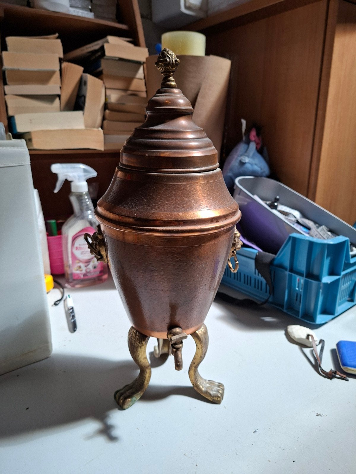 Samovar en cuivre, Enlèvement, Cuivre
