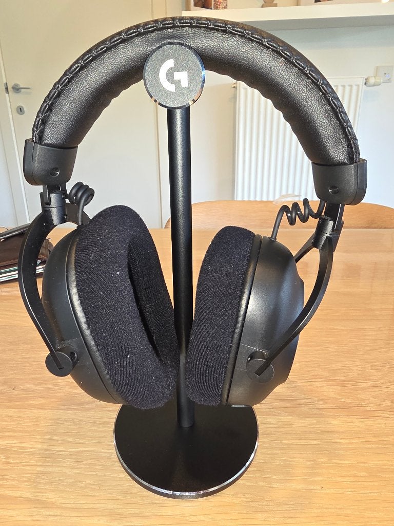 Logitech G PRO X2 Lightspeed 7.1 Gaming headset met STATIEF, Computers en Software, Headsets, Logitech, Ophalen of Verzenden, Zo goed als nieuw