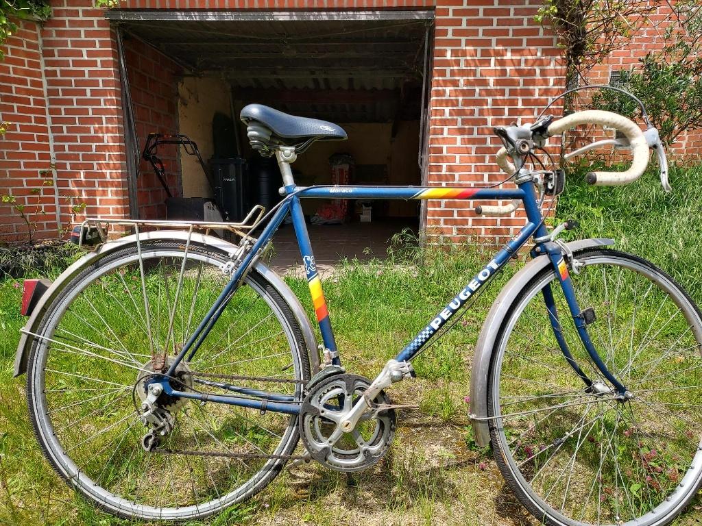 Vintage peugeot - racefiets - verzamelobject, Fietsen en Brommers, Fietsen | Heren | Sportfietsen en Toerfietsen, Gebruikt, Overige merken