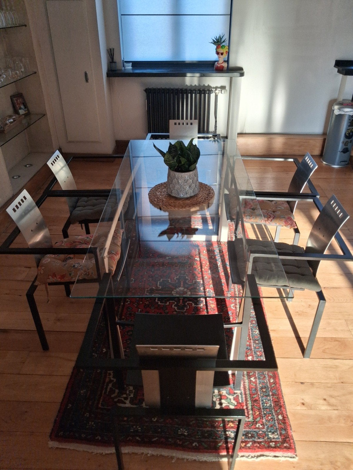 Table et 6 chaises style  Design Karl Friedrich Förster, Maison & Meubles, Utilisé, Vintage, 4 à 6 chaises