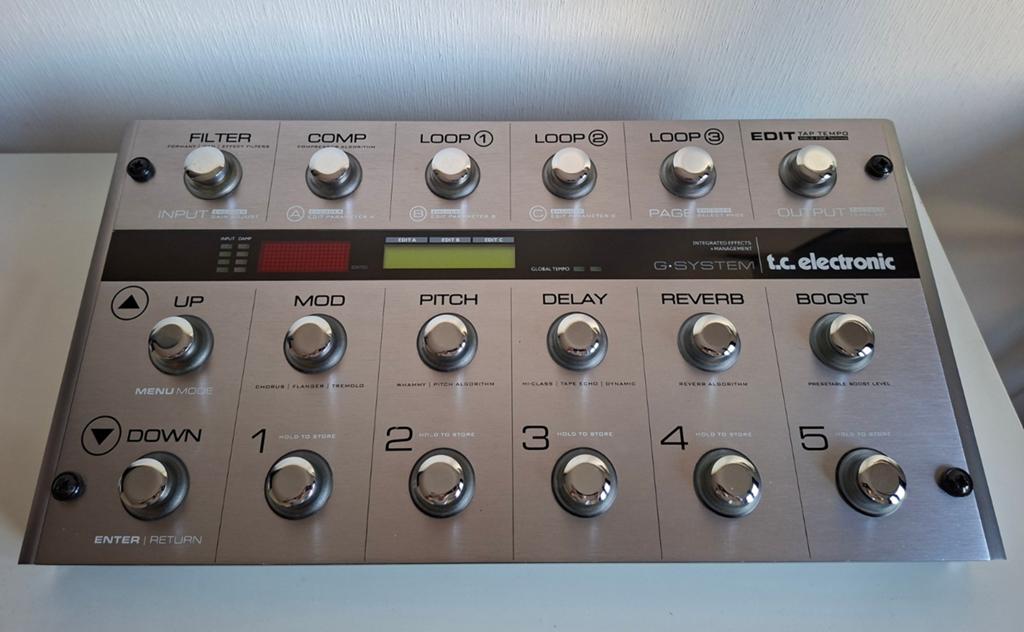 TC electronic G-System in perfecte staat, Muziek en Instrumenten, Effecten, Zo goed als nieuw, Chorus, Delay of Echo, Reverb, Volume