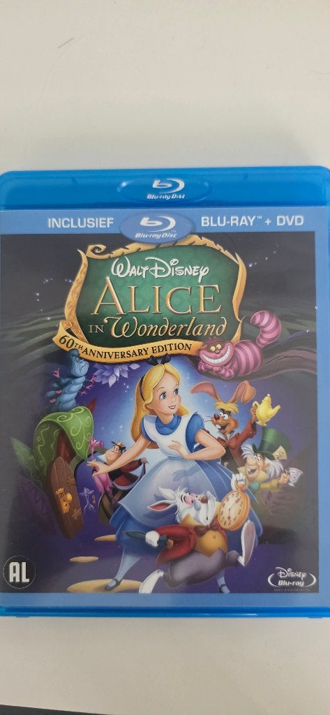 BR - Alice in Wonderland (Disney 13) 60th anniversary, Enlèvement ou Envoi, Dessins animés et Film d'animation, Néerlandais, Comme neuf