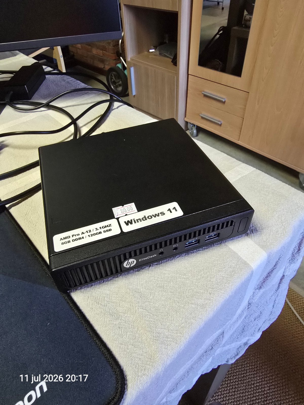 HP Elitedesk with AMD cpu, Informatique & Logiciels, Enlèvement