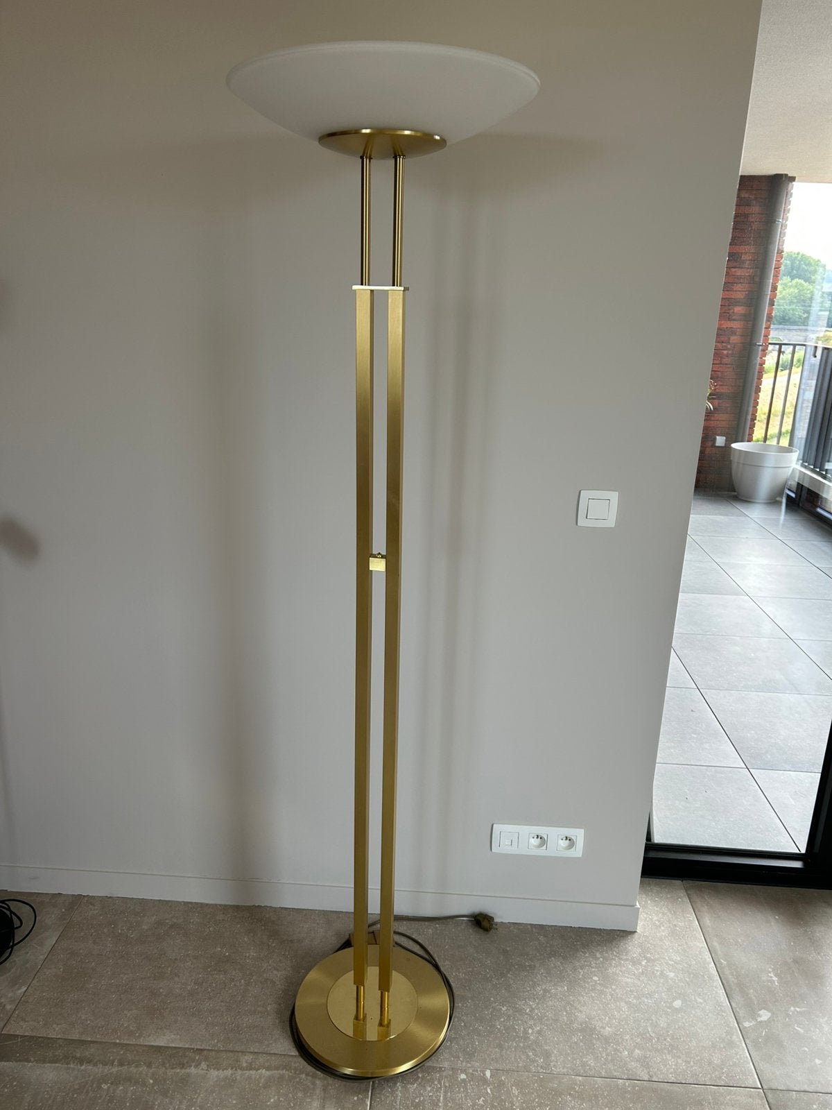 Lampadaire vintage Wofi Leuchten modèle 3032.03.32, Vintage design, Utilisé, Autres matériaux, 150 à 200 cm