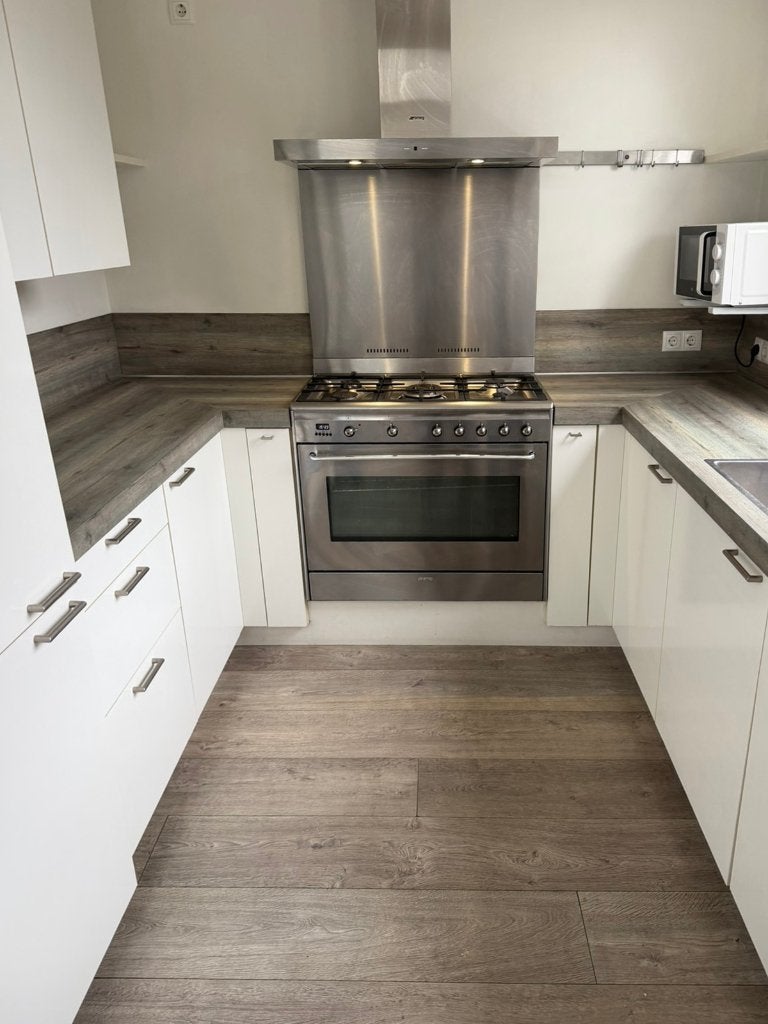 Complete U of L keuken van hoge kwaliteit 235 x 254 x 242, Huis en Inrichting, Ophalen, Gebruikt, U-keuken, Wit