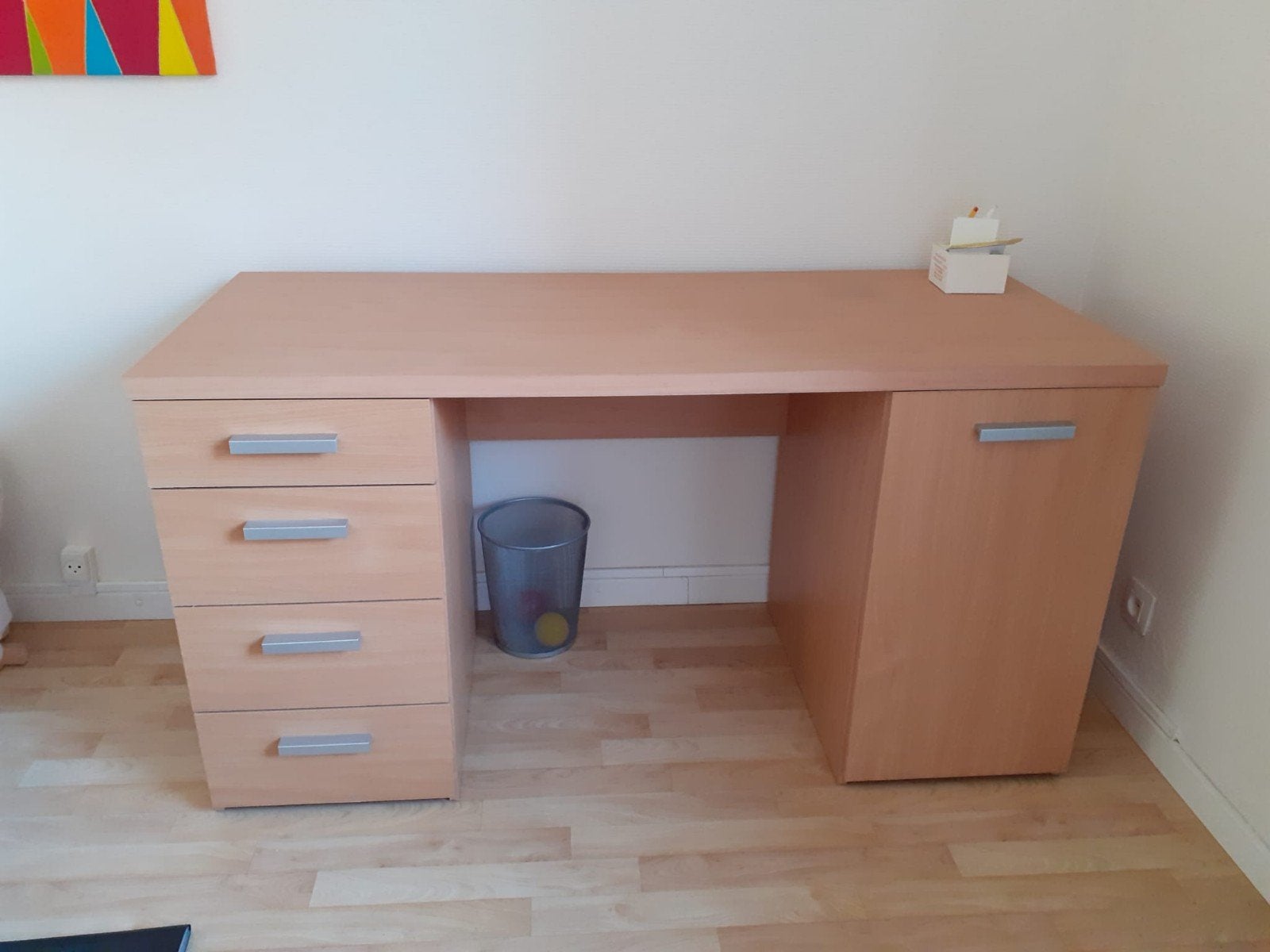Bureau in uitstekende staat, Comme neuf, Enlèvement, Brun, 60 cm