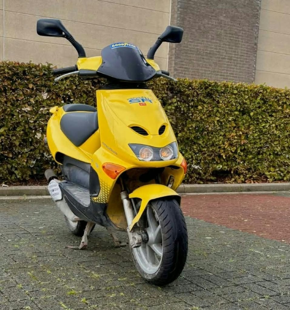 bromfiets aprillia SR50,B klasse, Ophalen, Gebruikt, 49 cc, Klasse B (45 km/u)