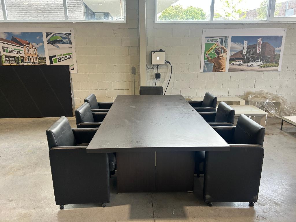 tafel met 7 stoelen, Enlèvement, Utilisé, Modern, 6 à 8 chaises