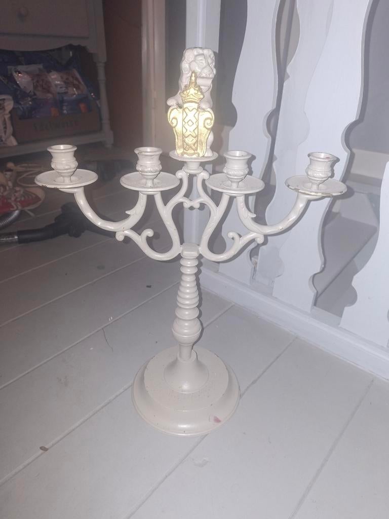 Koperen kandelaar, Antiek en Kunst, Ophalen of Verzenden