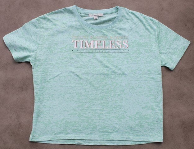 Garcia mintgroene T-shirt – Maat 176, Kinderen en Baby's, Kinderkleding | Maat 176, Meisje, Ophalen of Verzenden, Zo goed als nieuw