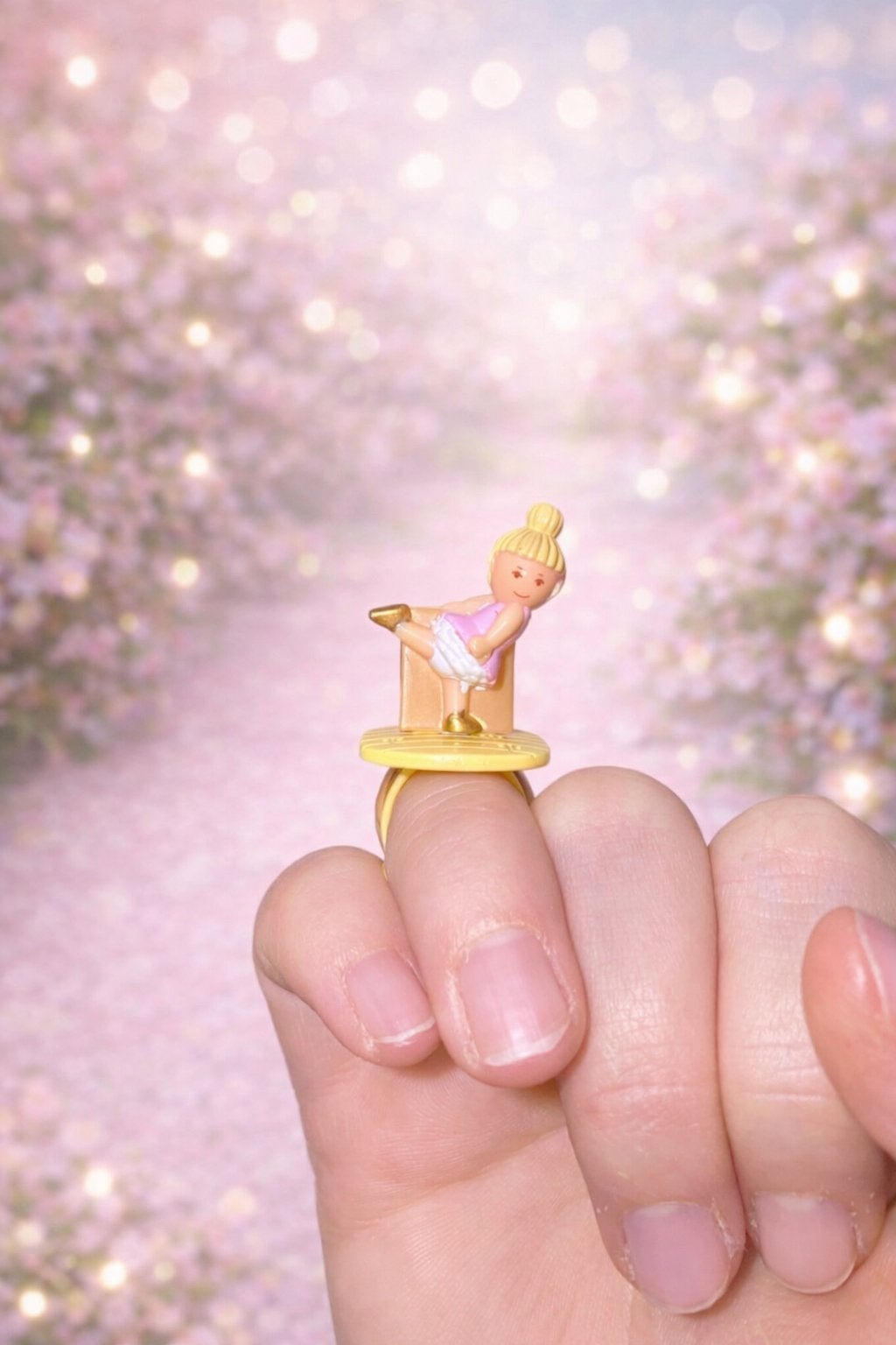 Vintage Polly Pocket Bluebird – Polly Plays Ballerina Ring, Ophalen of Verzenden, Zo goed als nieuw