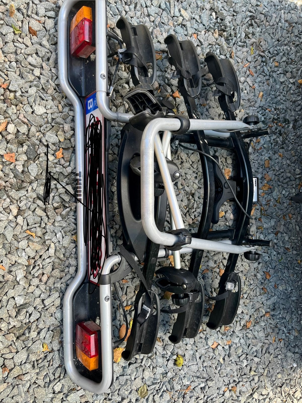 Fietsenrek Thule, Auto diversen, Fietsendragers, Ophalen, 3 fietsen of meer, Gebruikt, Elektrische fiets