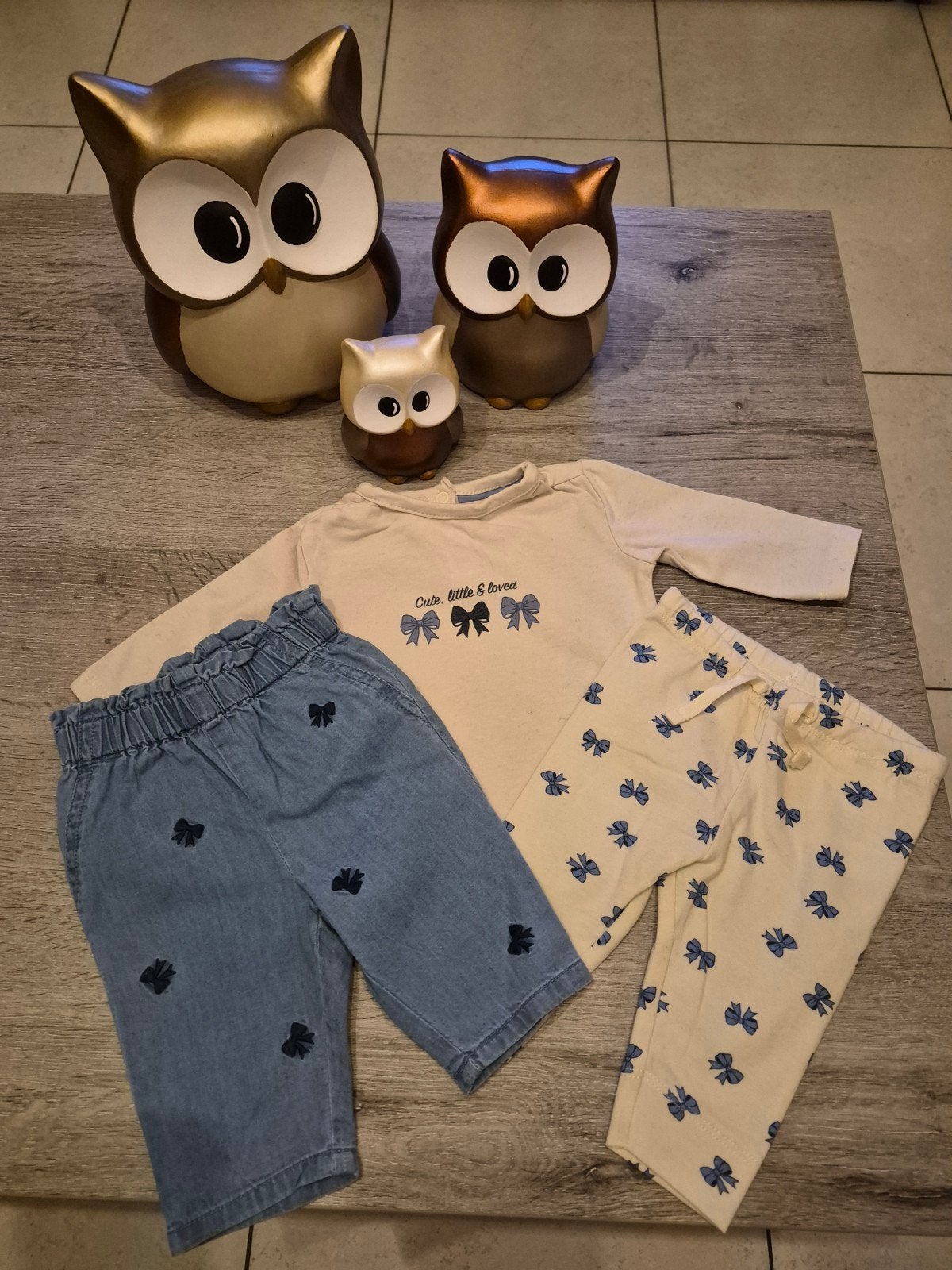 setje met strikjes JBC Cuddles&Smiles maat 56, Kinderen en Baby's, Ophalen of Verzenden, Setje