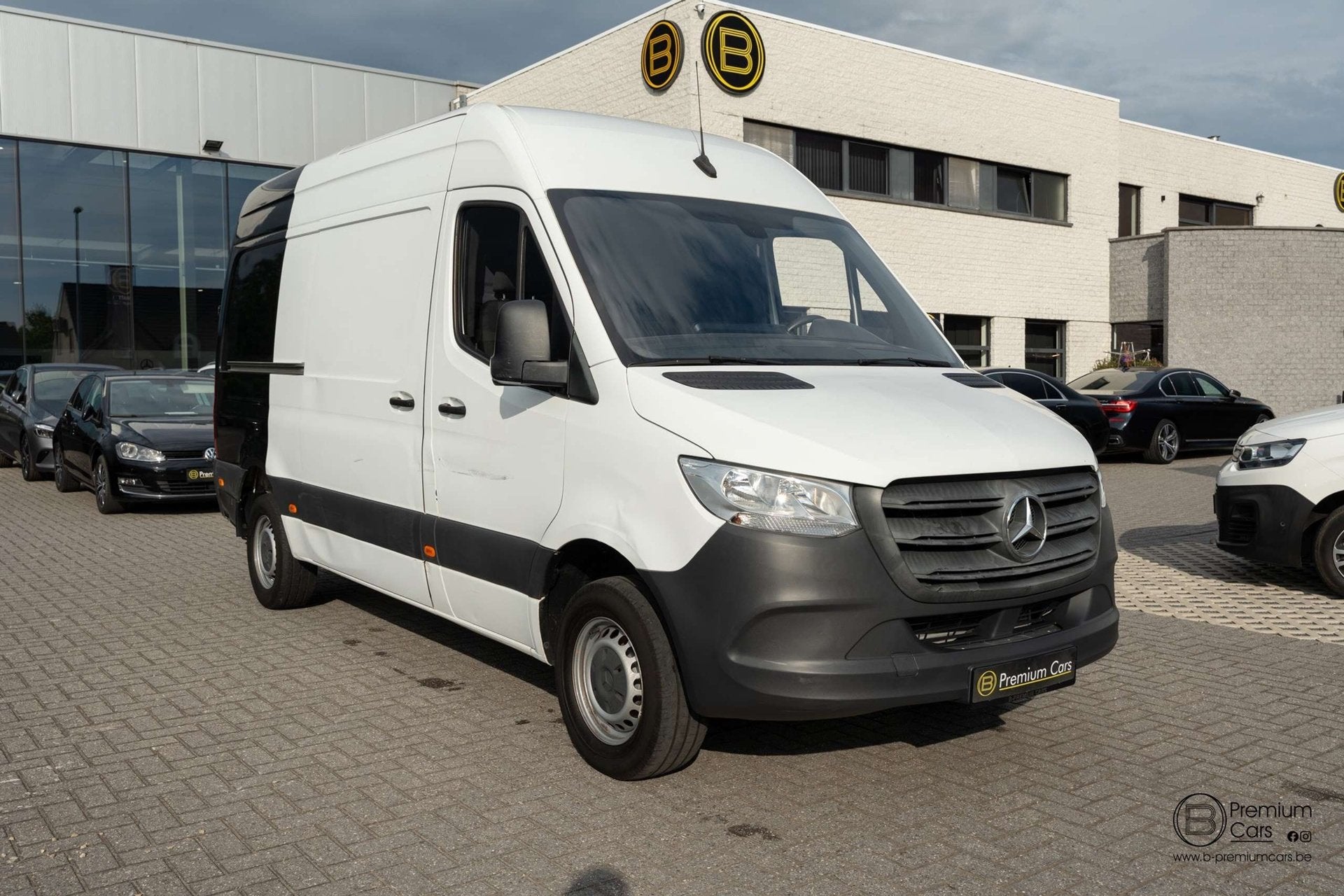 Mercedes-Benz Sprinter 314 CDI L2H2! Direct beschikbaar! Cam, Auto's, Mercedes-Benz, 4 deurs, Stof, 4 cilinders, Grijs