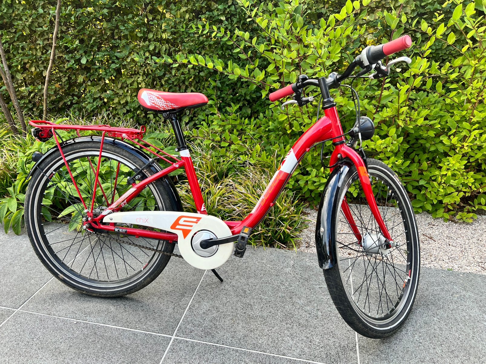 Vélo pour enfants Scool 24 pouces, Vitesses, Comme neuf, Enlèvement, Frein sur jante