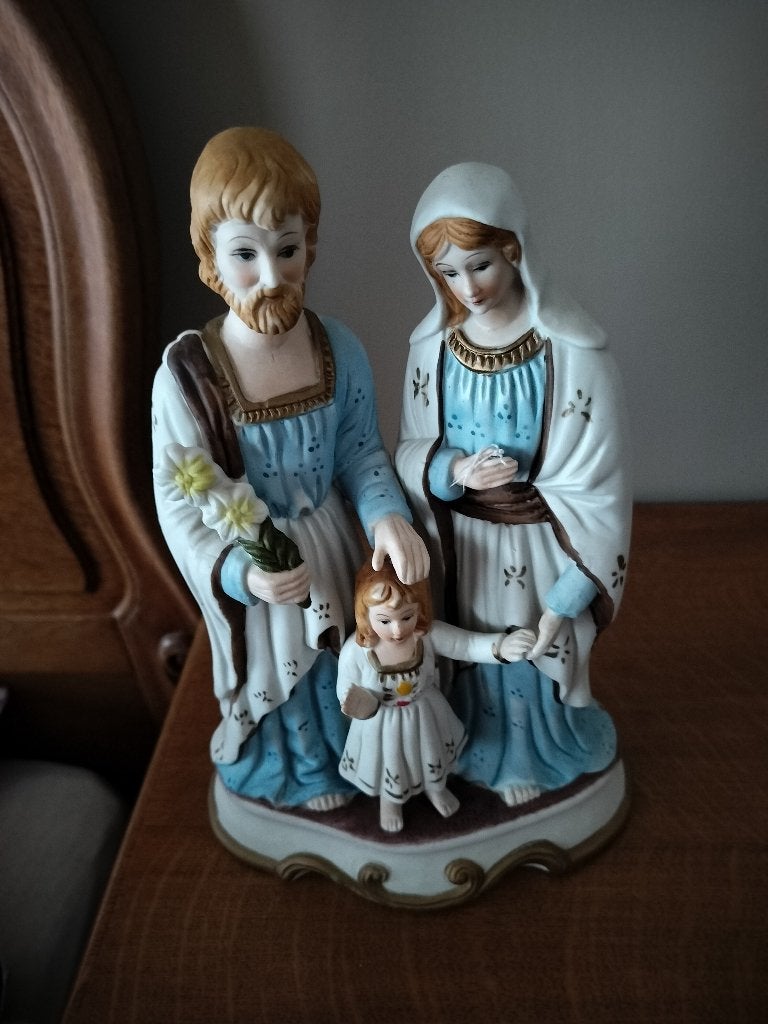 porseleinen beeld van de Heilige Familie, Enlèvement ou Envoi