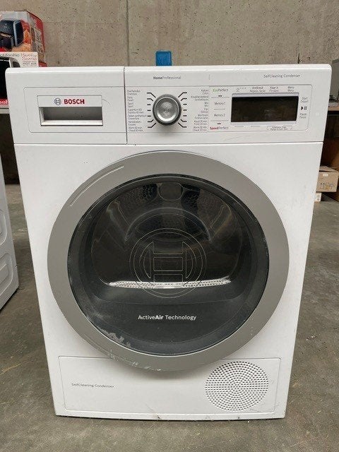 WARMTEPOMPDROGER BOSCH HOME PROFESSIONAL, Elektronische apparatuur, Droogkasten, Ophalen, Gebruikt, Anti-kreukfase, Voorlader