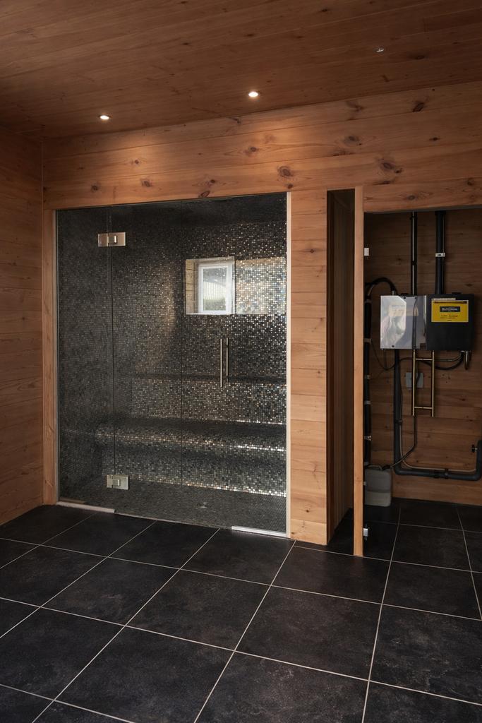 Sauna + stoomcabine professioneel HygroMatik, Sport en Fitness, Ophalen, Zo goed als nieuw, Complete sauna