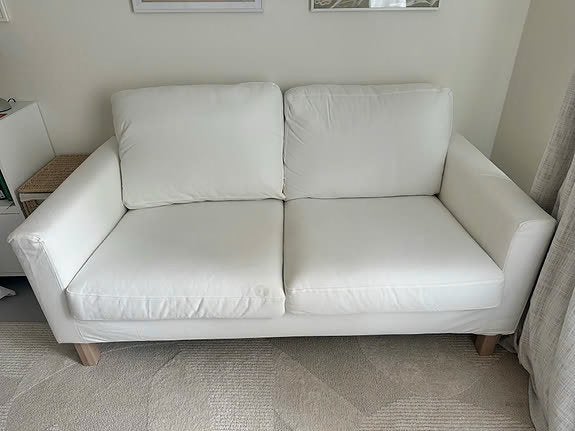 Zetel ikea witte, Huis en Inrichting, Ophalen, Nieuw